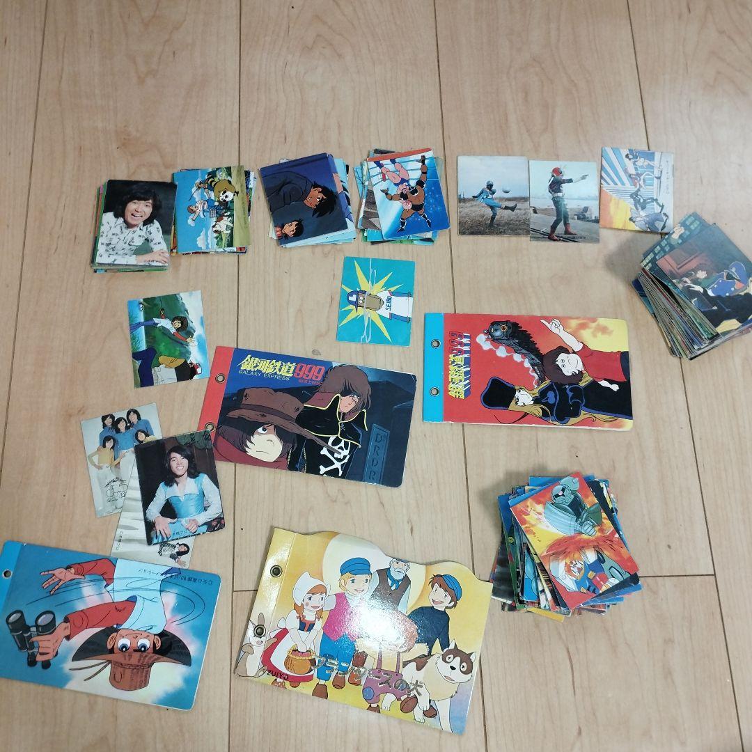 大量　ミニカード各種　ガンダム　銀河鉄道　釣りキチ三平等　まとめ売り