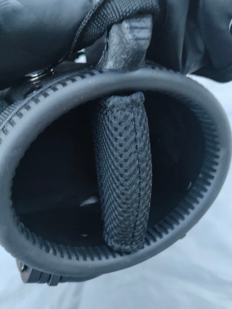 未使用品 ゼロハリバートン ブラックカモ ゴルフバッグ ミニキャディバッグ