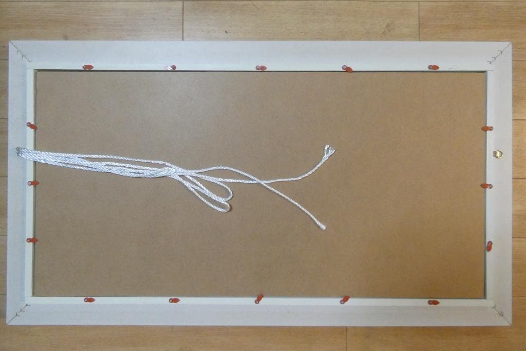 【限定値下げ】風景画　片岡球子　飛龍と富士図　大型絵画　額付き　手描き　肉筆