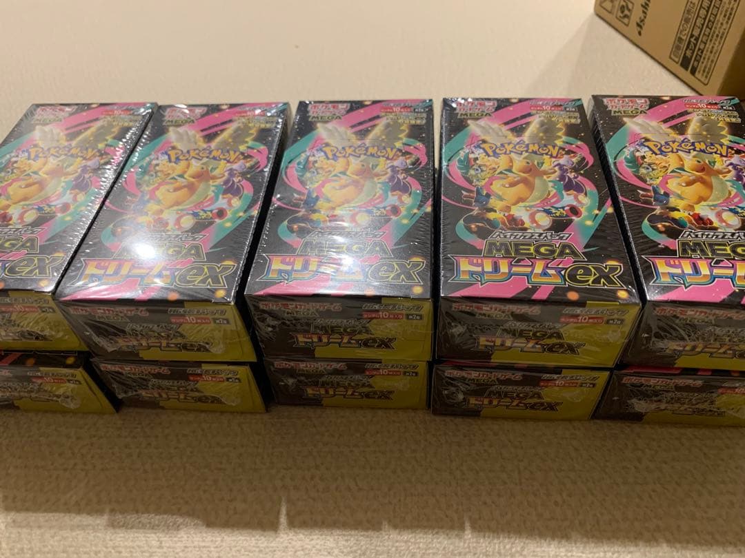 u*o様 ポケモンカード MEGA ドリームex シュリンク付き　10BOX