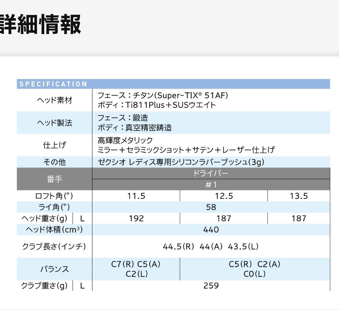 【希少】XXIO11 レディース ドライバー Rシャフト