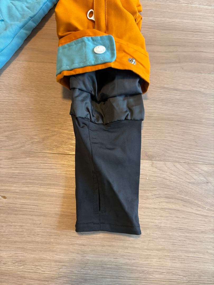 スノーボードジャケット オレンジ 水色