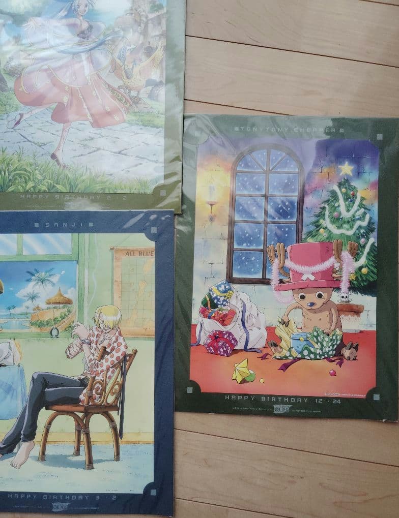 ONE PIECE バースデー　ポートレート5枚セット