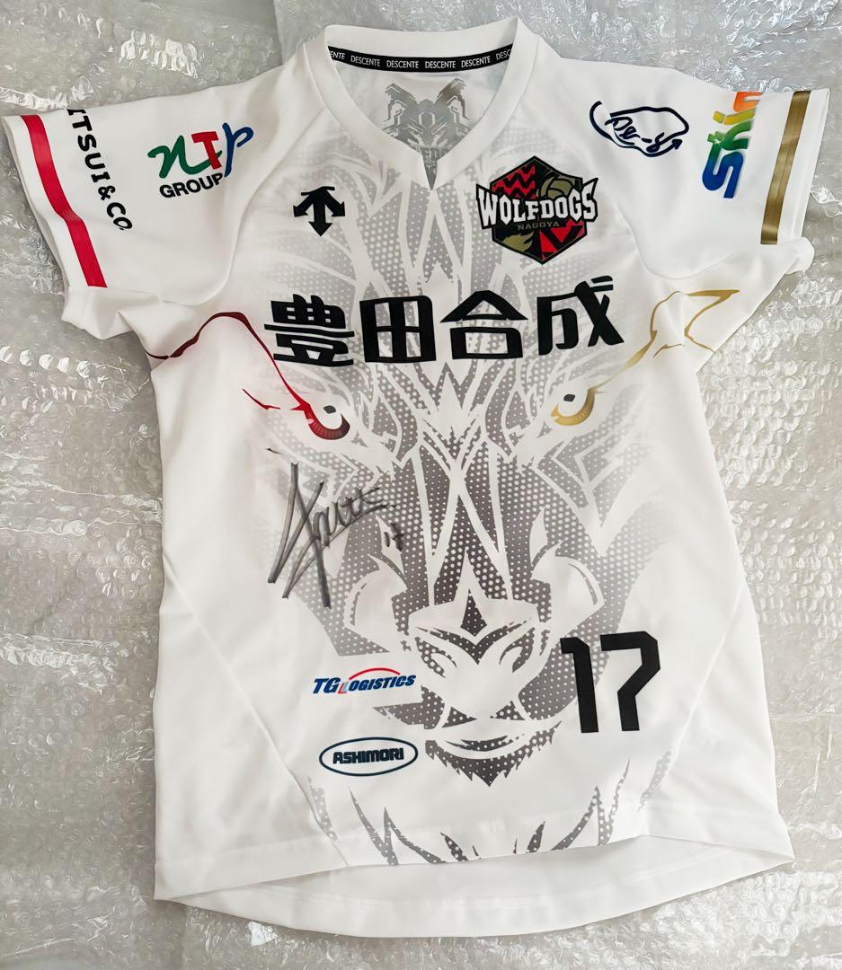 ウルフドッグス名古屋 24-25シーズン サイン入りユニフォーム 市川健太