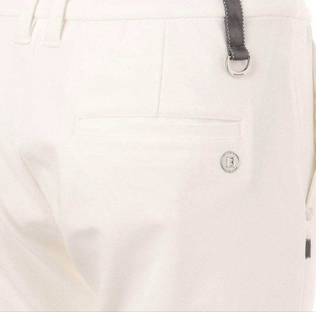 定番　スリムパンツ　ホワイト　サイズM 春夏　ストレッチ　新品タグ付　レディース