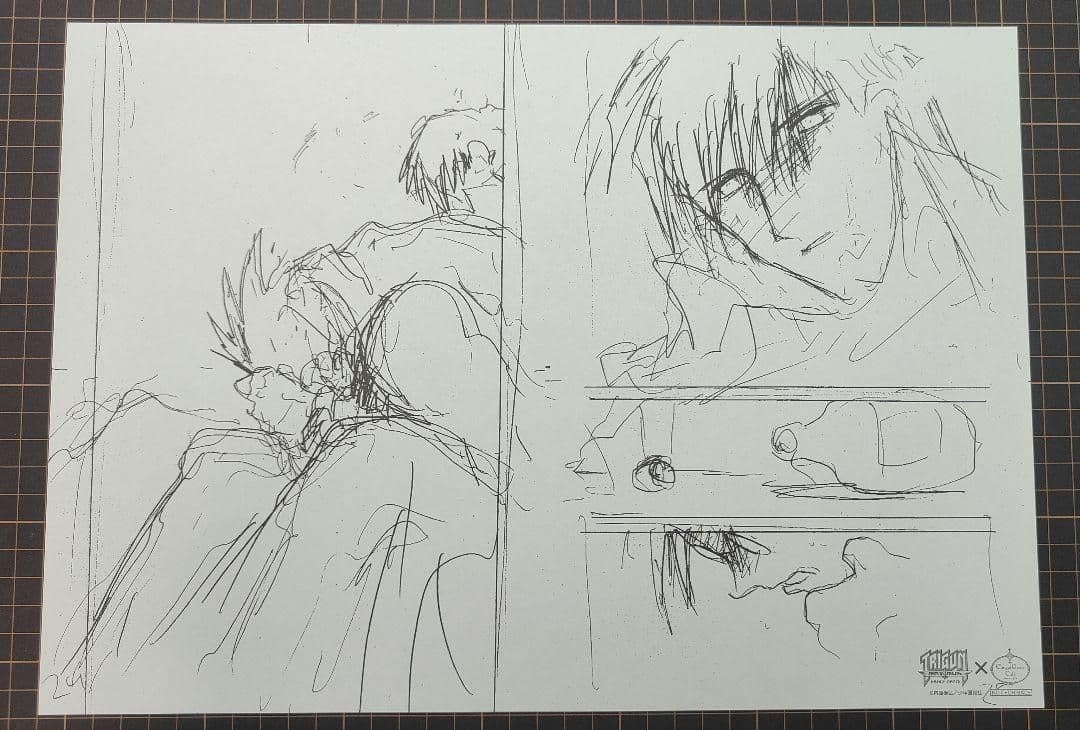 A3サイズ コンプリート 後半 全9種 非売品 トライガン カフェ ラフ