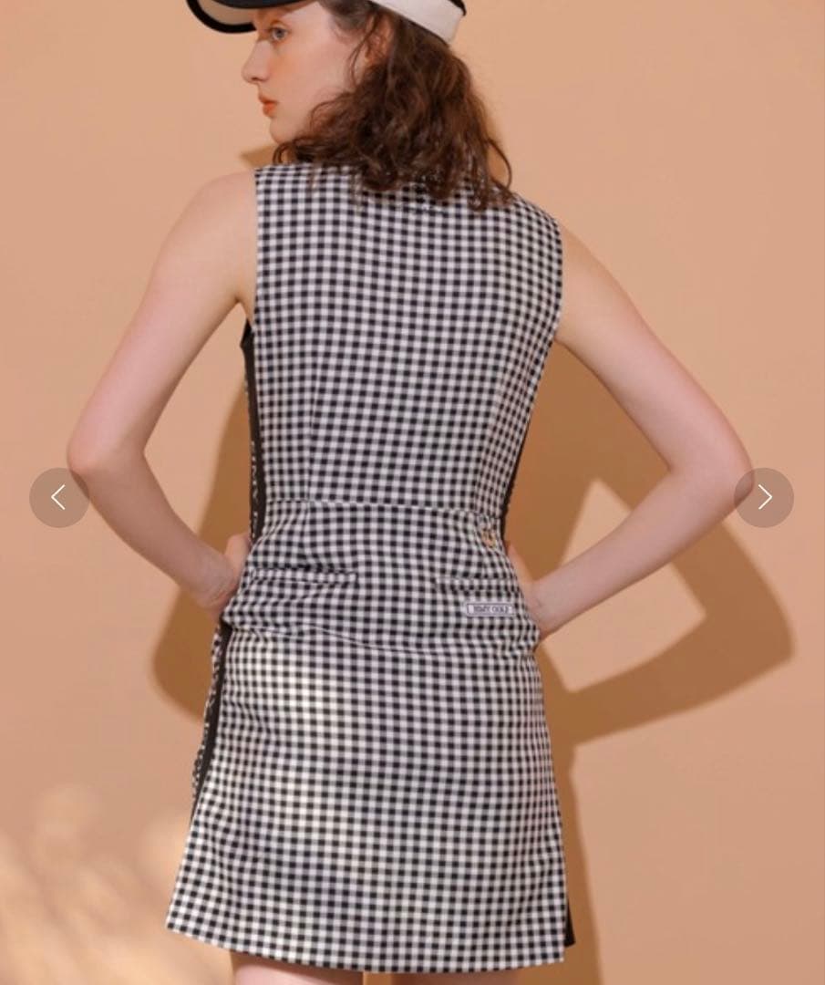 Eimy Golf Eimy Istoire ギンガムチェックジップワンピース