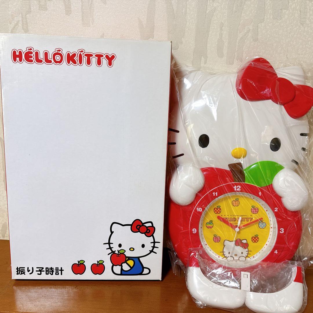 ☆新品レア☆ハローキティ 振り子時計 平成レトロ 2008年