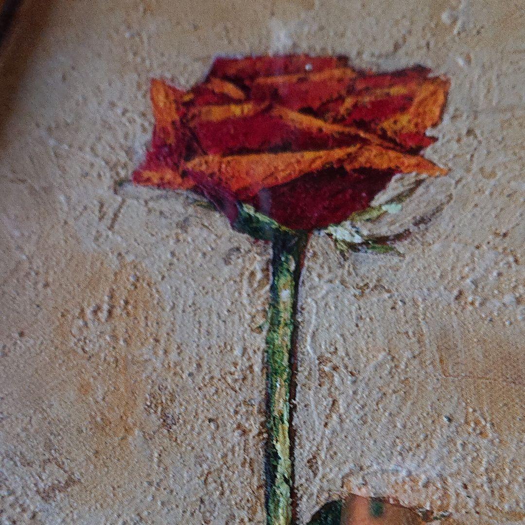 絵画  油彩本物、    薔薇、ジョアン、ゲレロ
