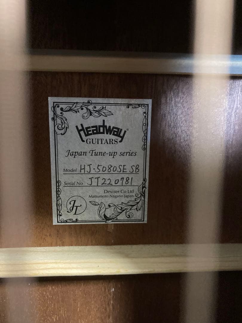 【美品】Headway Japan HJ-5080SE SB エレアコ