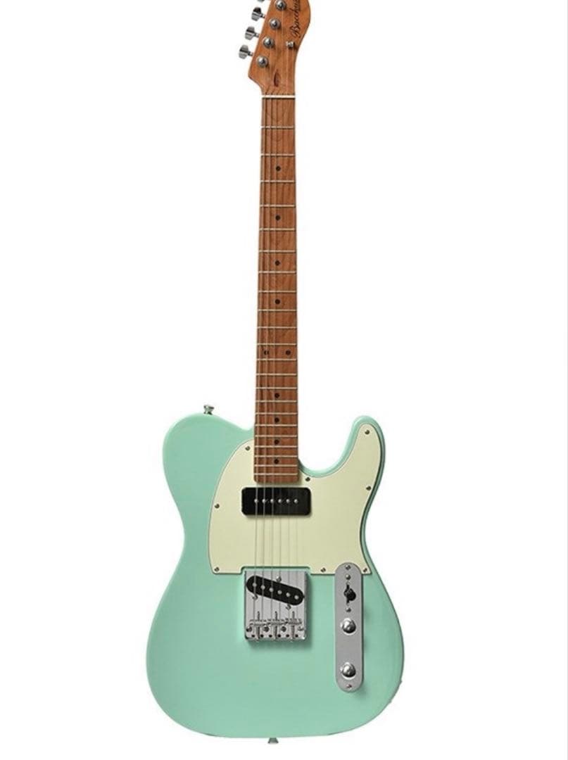 極美品！バッカス　エレキギター　BTE-2-RSM/M サーフグリーン