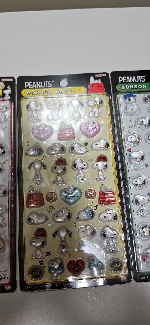 正規品　ボンボンドロップシール　スヌーピー　ピーナッツ