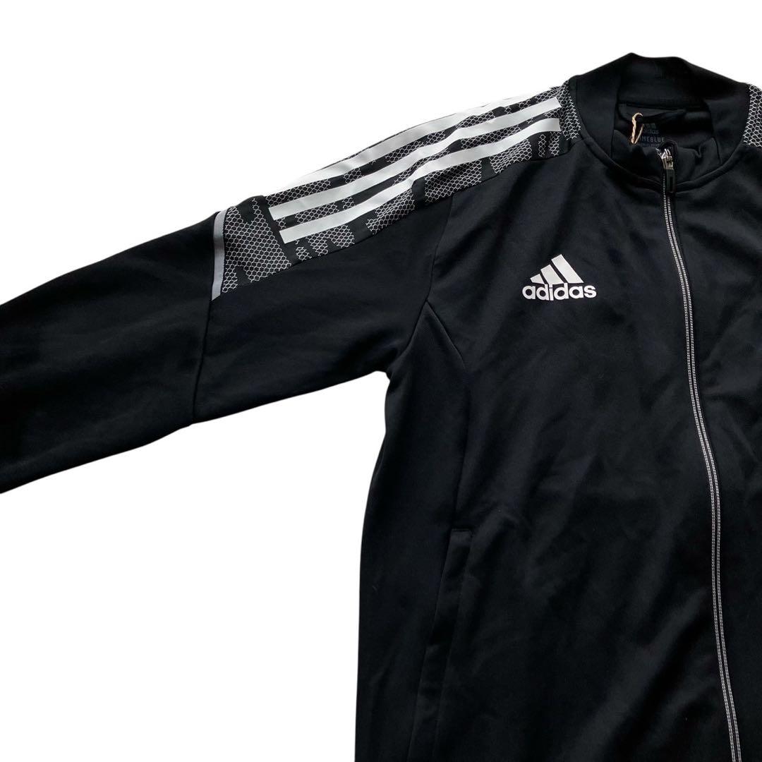 新品未使用タグ付✨アディダス トラックスーツ ジャージ上下セットアップ 黒 M