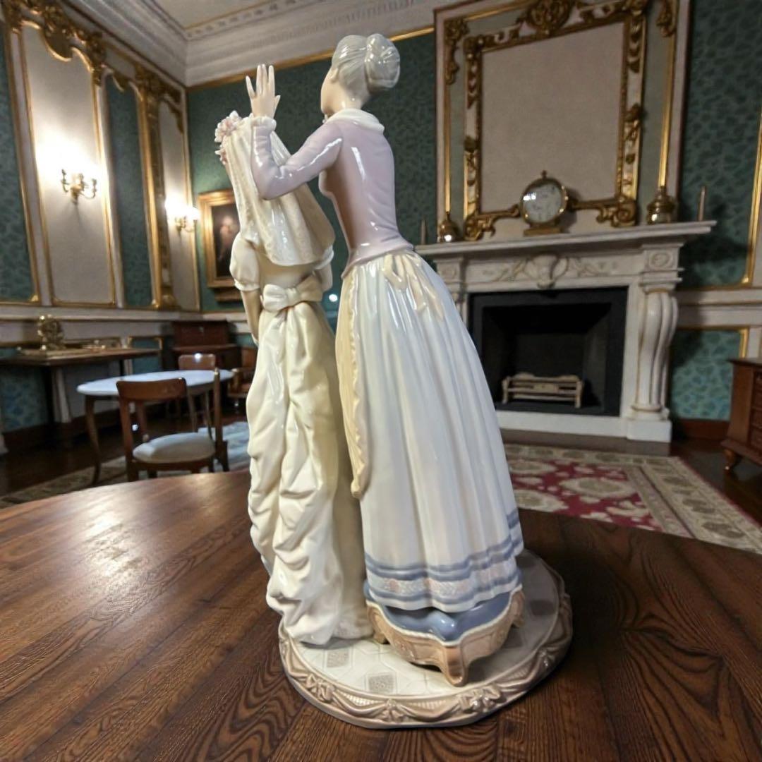 【美品】 リヤドロ 置物 人形 マイウェディングデイ 大型 アンティーク 陶器