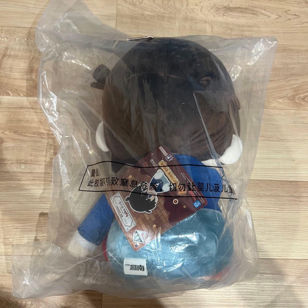 名探偵コナン　江戸川コナン　一番くじ　中国海外限定　ビッグぬいぐるみ　グラス