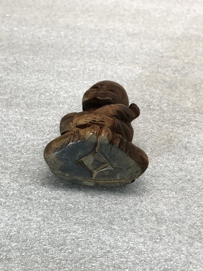 根付　時代提物　木彫り