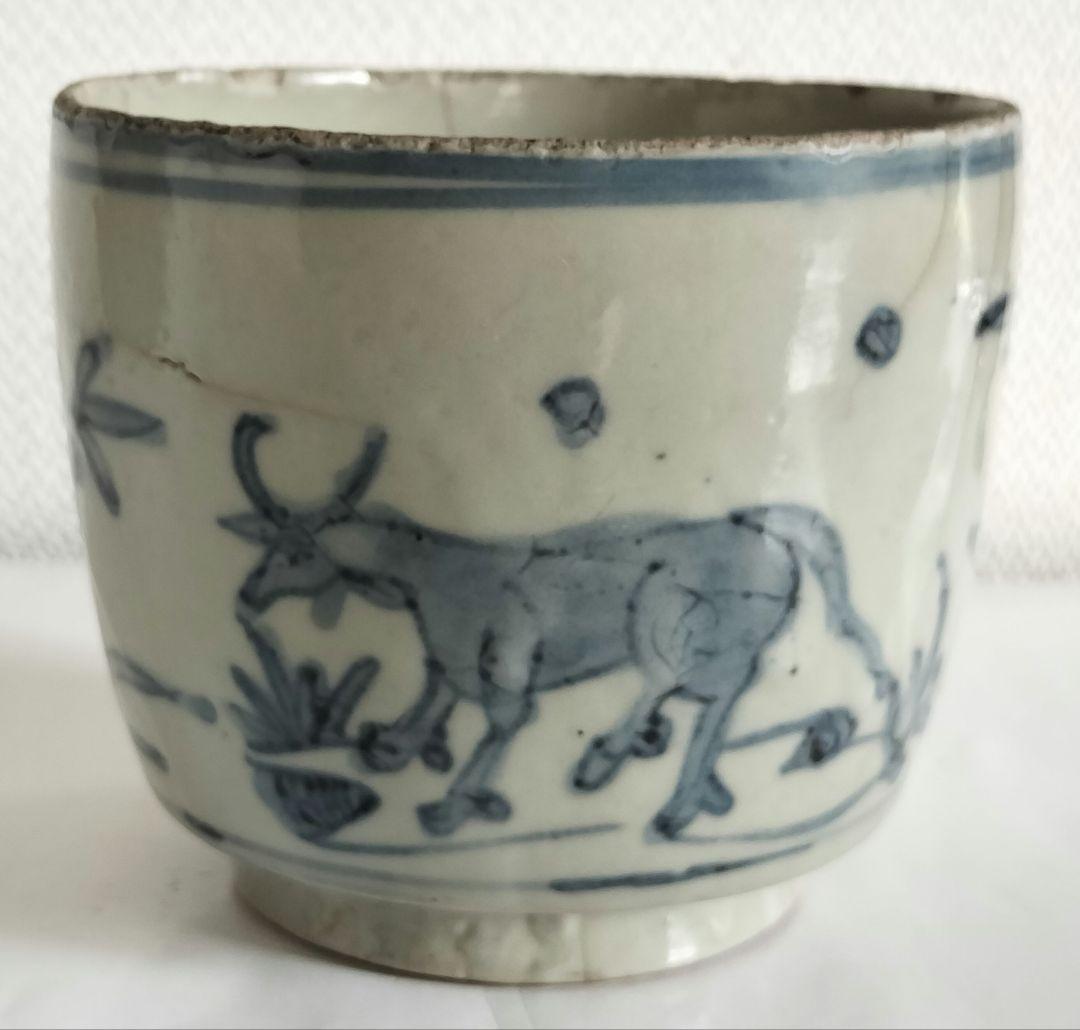 東南アジア系　筒茶椀