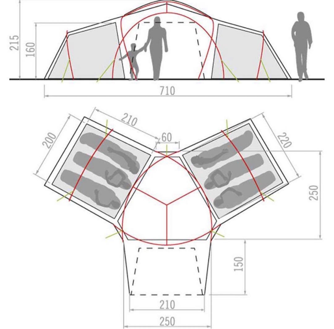 VAUDE Badwai 6P テント