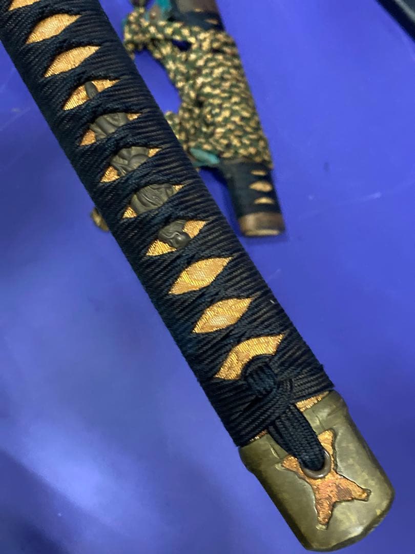 F05）旧家蔵出し 日本陸軍 昭和十三年制定軍刀 拵え 陸軍九八式鐵鞘 軍刀