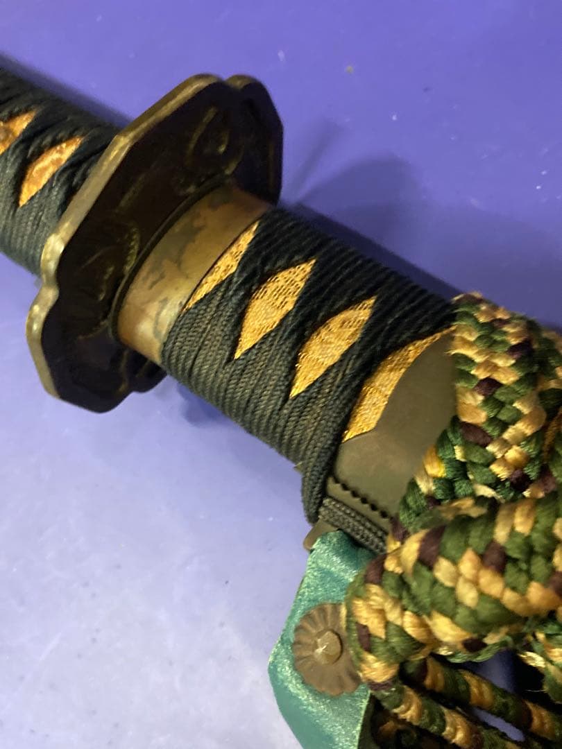 F05）旧家蔵出し 日本陸軍 昭和十三年制定軍刀 拵え 陸軍九八式鐵鞘 軍刀