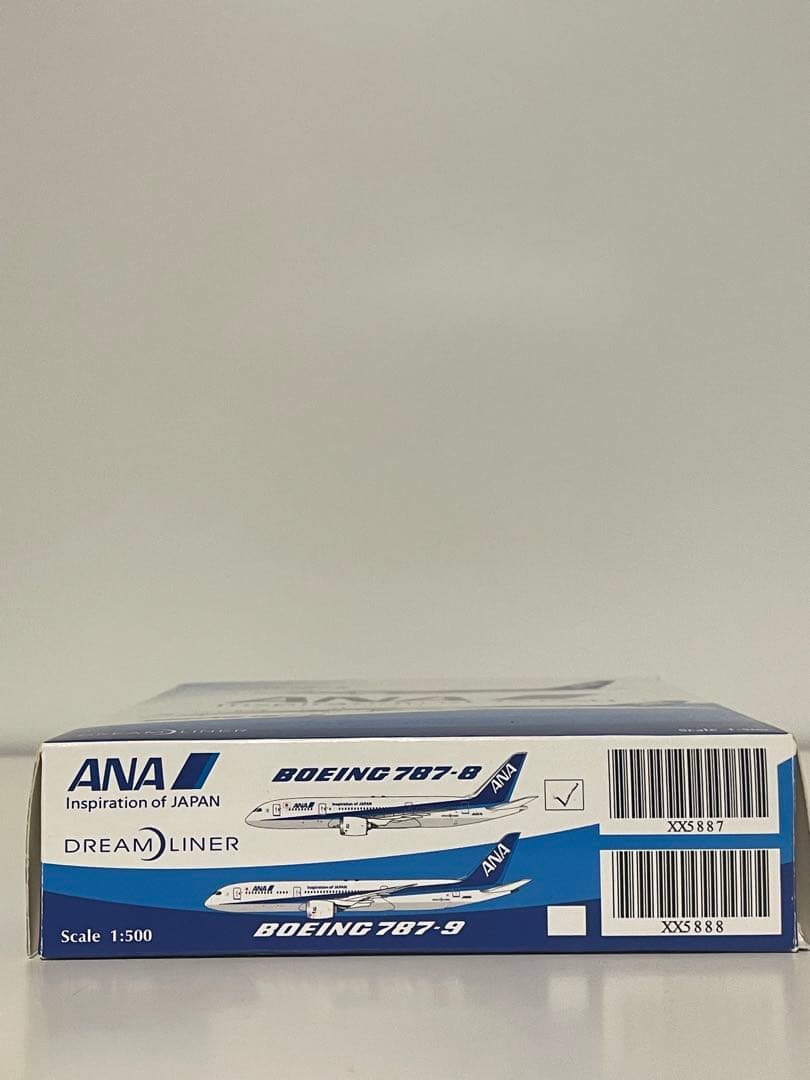 航空機・ヘリコプター JCwings ANA B787-8 JA827A 1/500