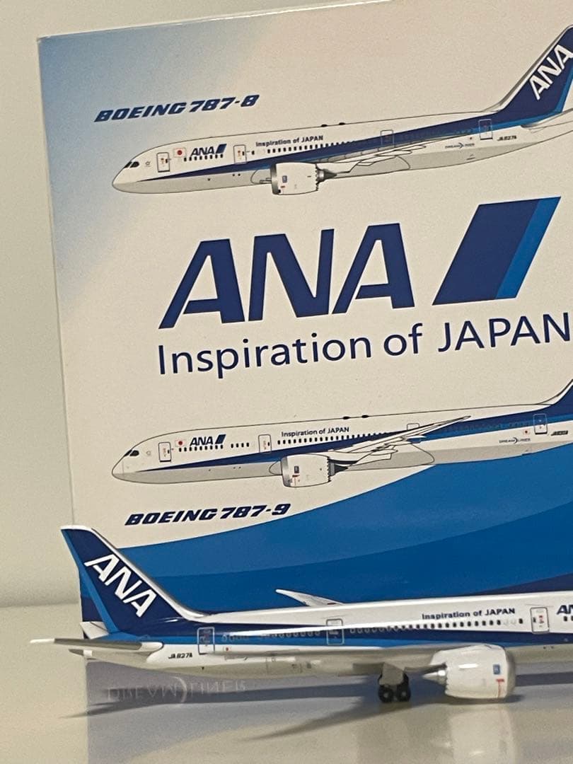 航空機・ヘリコプター JCwings ANA B787-8 JA827A 1/500