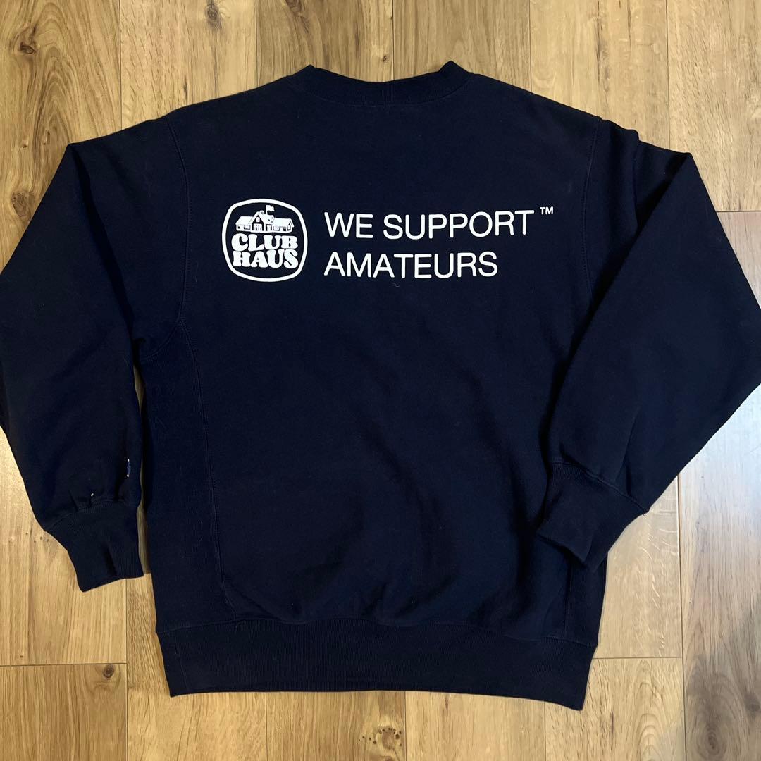 【美品】clubhaus 裏起毛トレーナーS