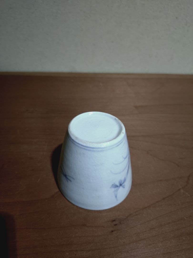 古伊万里 撫子蝶紋 猪口