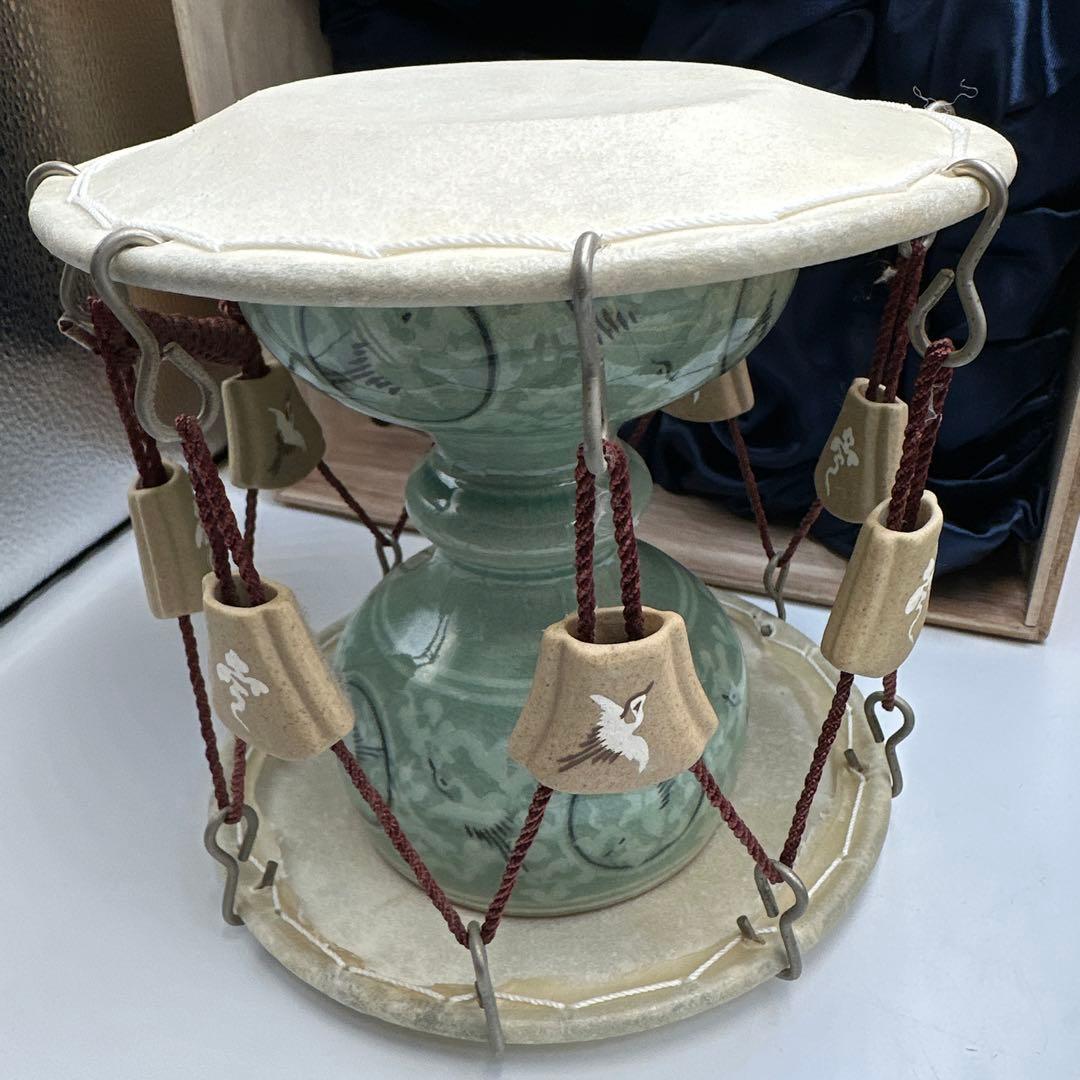 韓国民族楽器チャンゴ陶器製太鼓