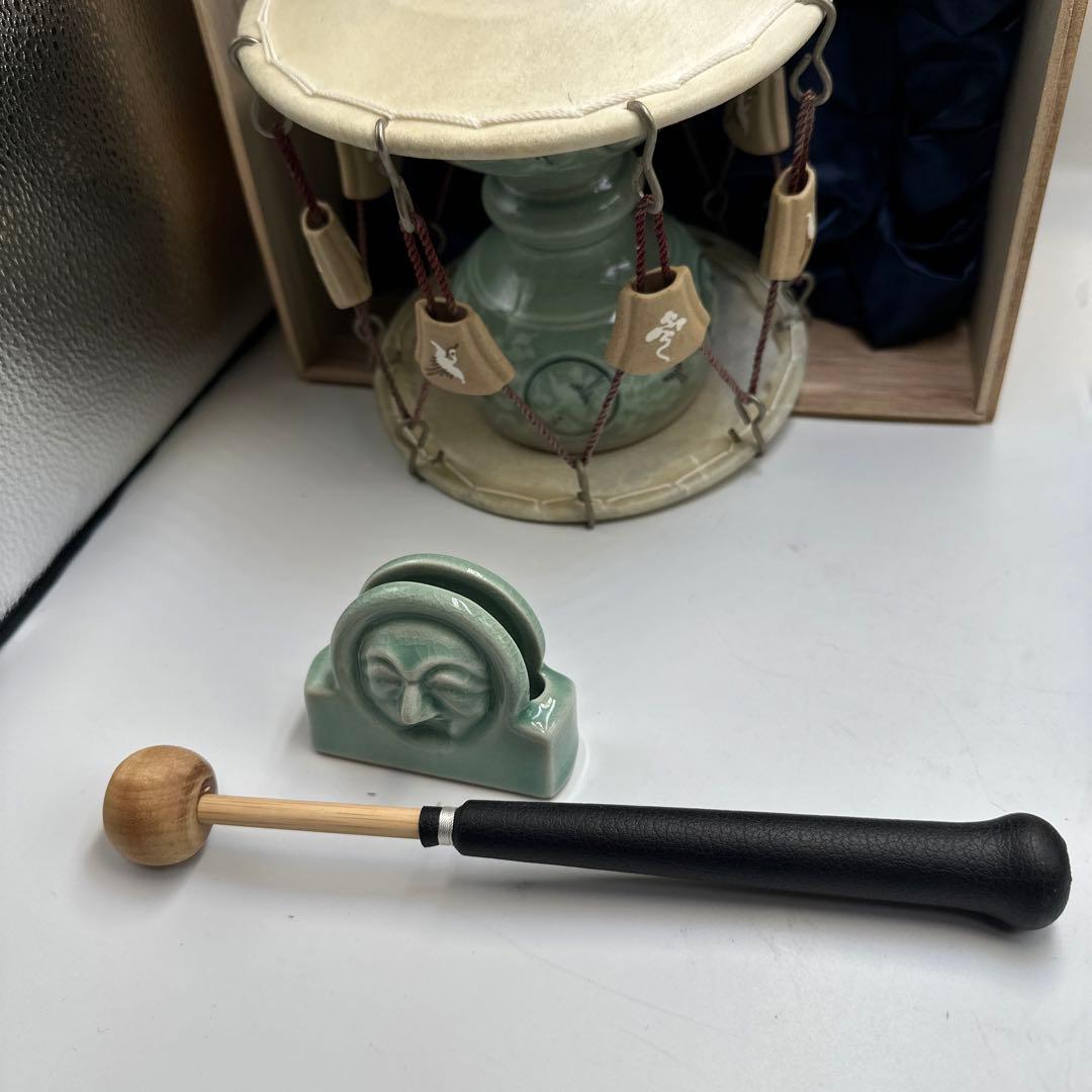 韓国民族楽器チャンゴ陶器製太鼓
