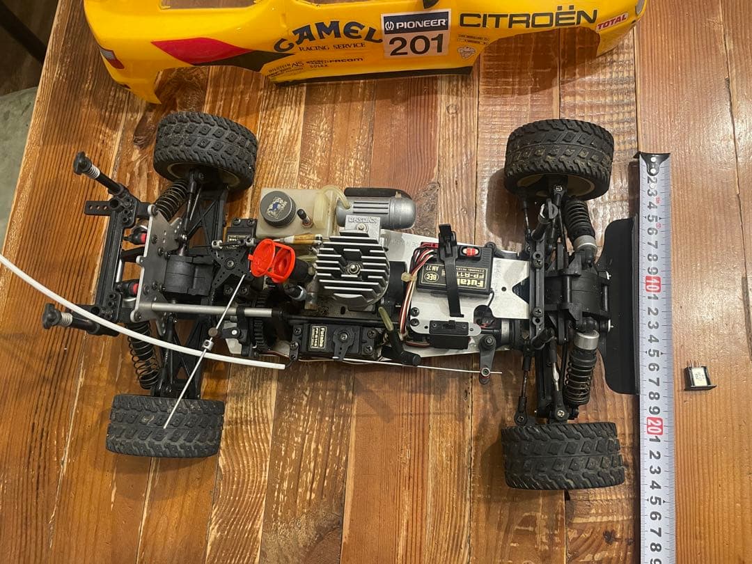 【ジャンク品】京商 エンジンカー シトロエン キャメルデザイン RCカー
