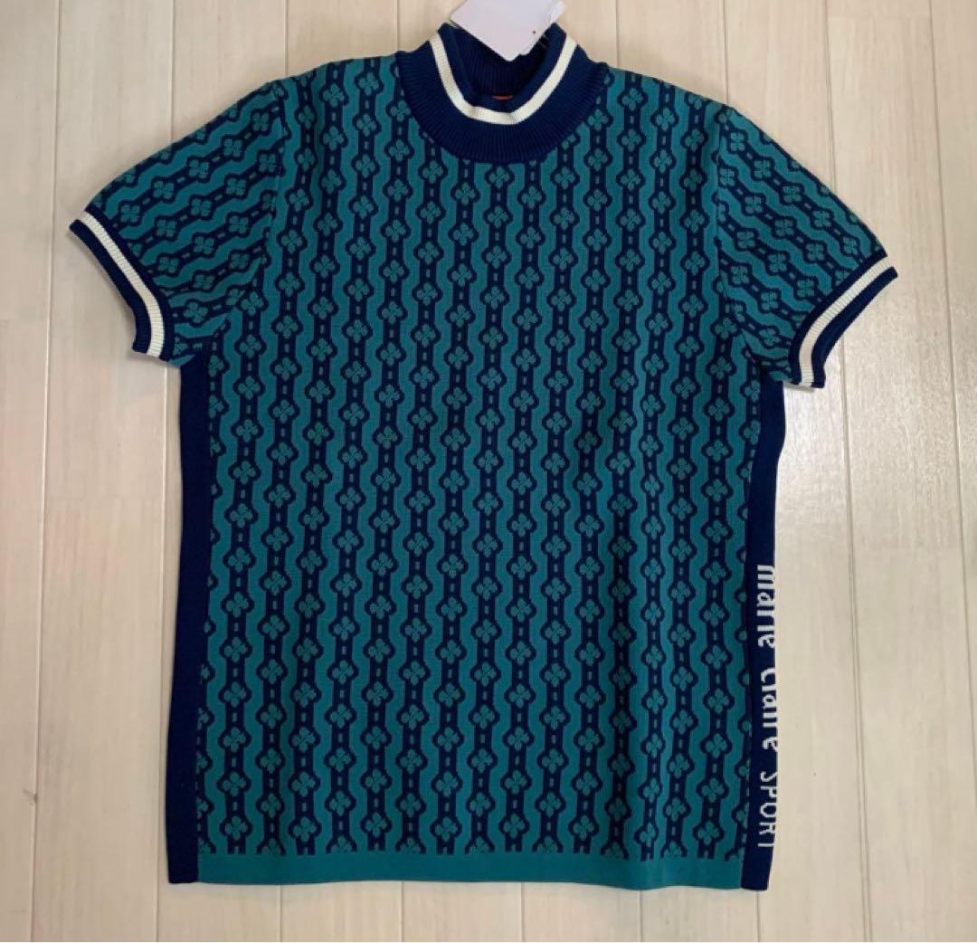 新品■22,880円【マリクレール 】レディース　半袖セーター 、スカート L