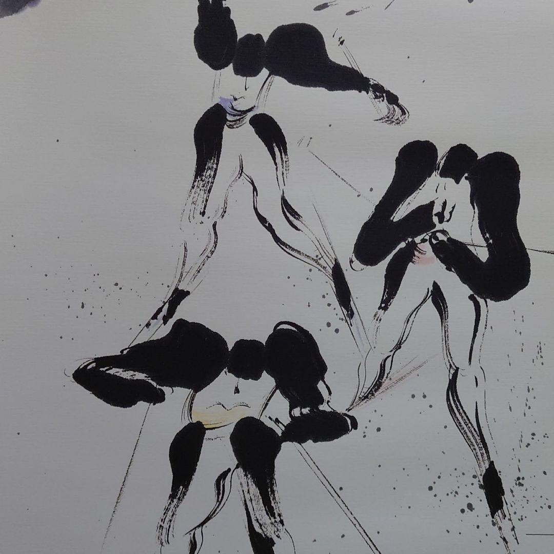 長野オリンピックIBM墨絵ポスター ３種類