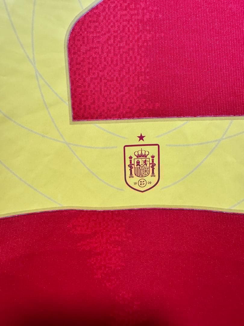 【正規品】スペイン代表　ユニフォーム　21番　オヤルサバル　オーセンティック