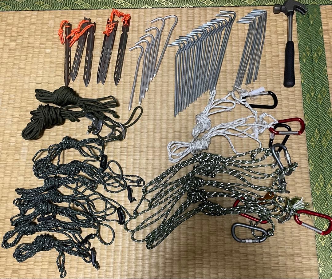 テント&タープ&寝袋他セット