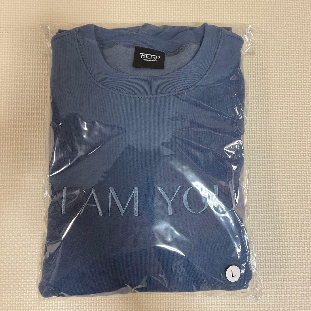 藤井風　I AM YOU トレーナー スウェット ブルー　Lサイズ　新品未使用品