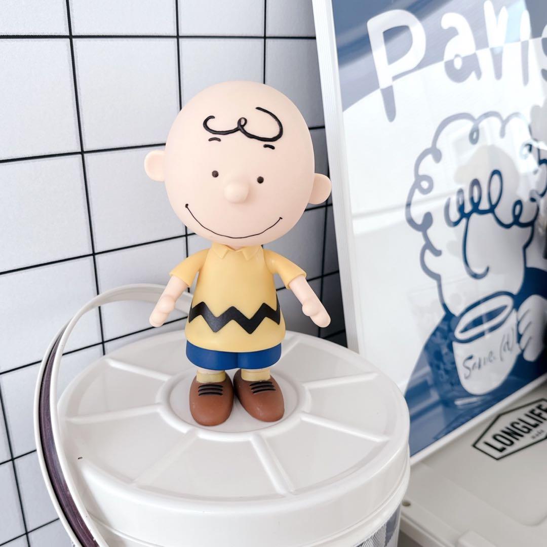 18cm レトロ PEANUTS フィギュア チャーリーブラウン インテリア小物