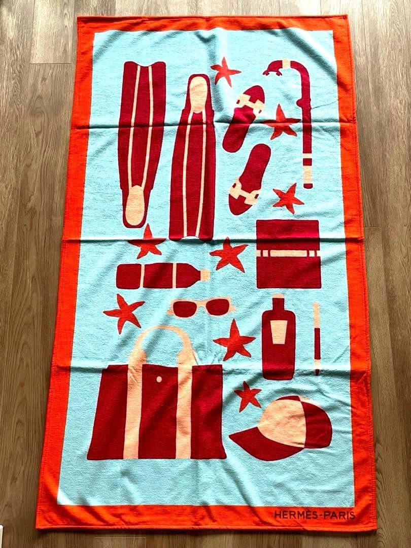 エルメスHermés ビーチタオル　ブランケット
