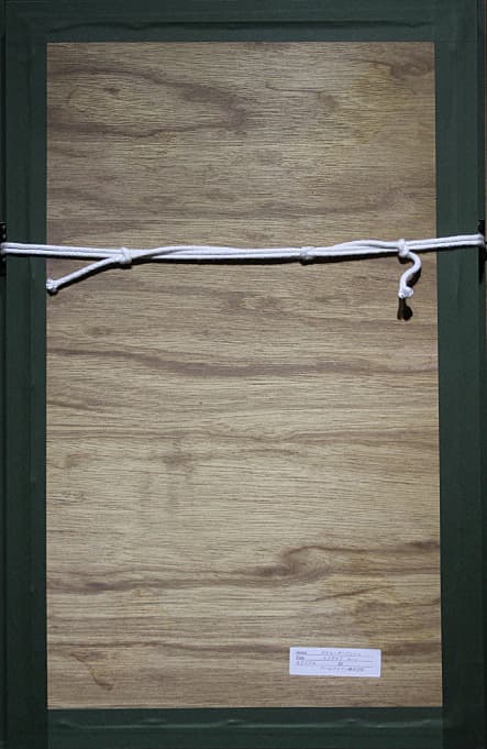 デイル・ターブッシュ【エメラルドムーン】オリジナル 油彩 変形10号