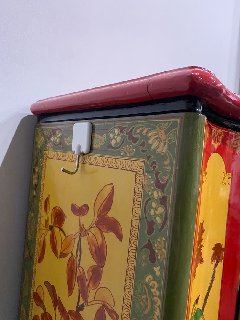 レトロ　ペイント　キャビネット　アジアン　ヴィンテージ