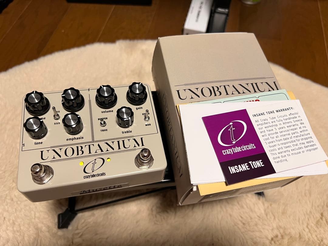 こうさん：Crazy Tube Circuits UNOBTANIUM