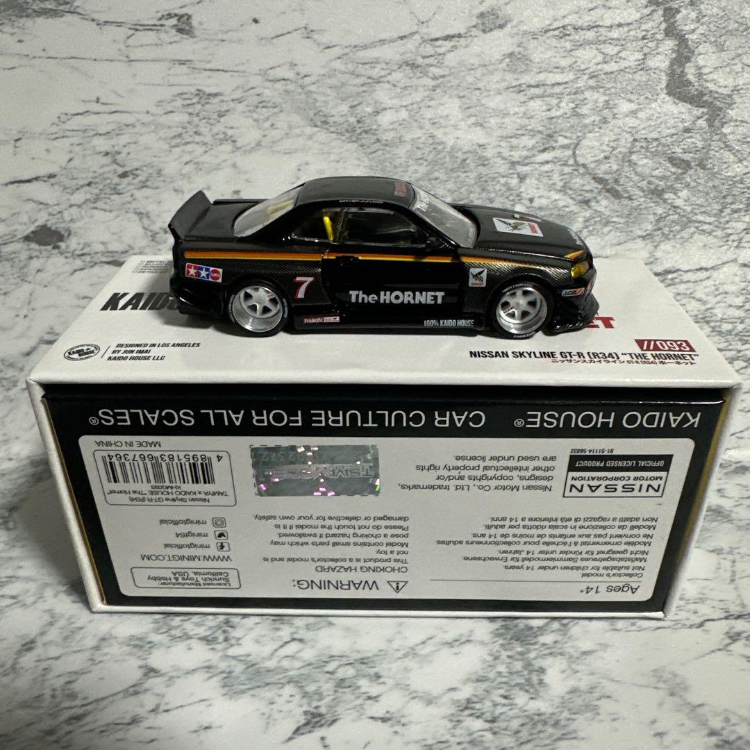 ミニカー NISSAN SKYLINE GT-R R34 THE HORNET