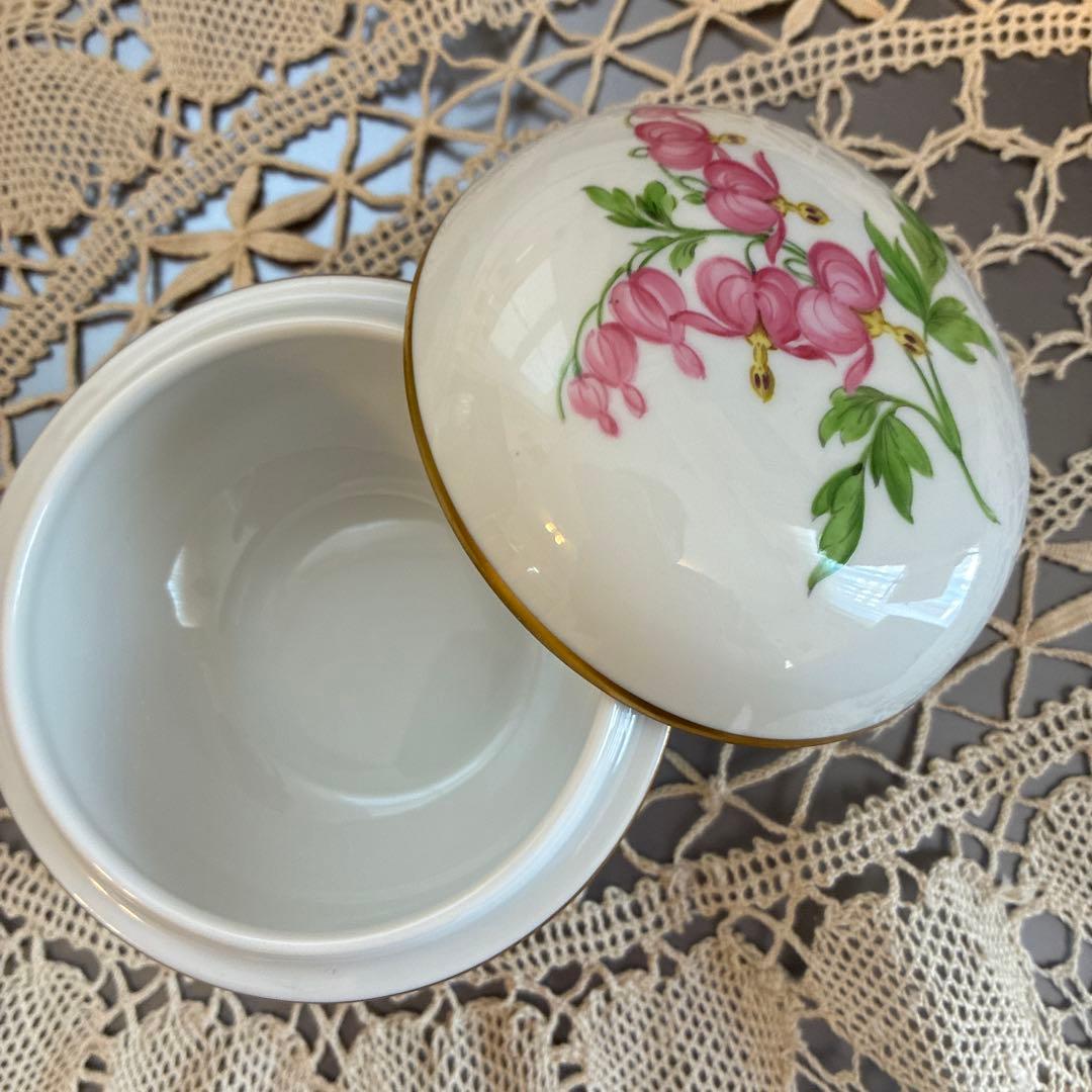 マイセン　山野草のボンボニエール