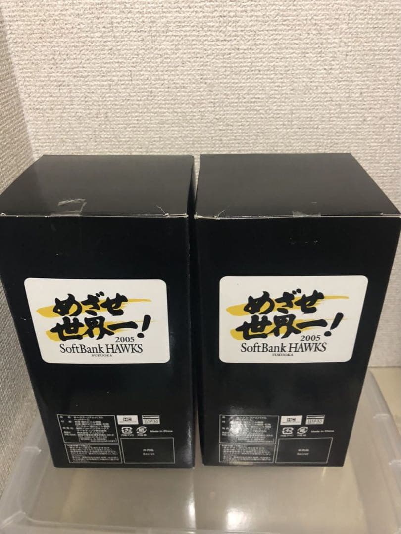 福岡ソフトバンクホークス　孫正義 & 王貞治　ボブルヘッド