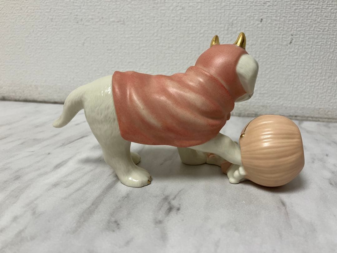 LENOX　レノックス　陶製置物　犬と南瓜　スイートリトルデビル　箱