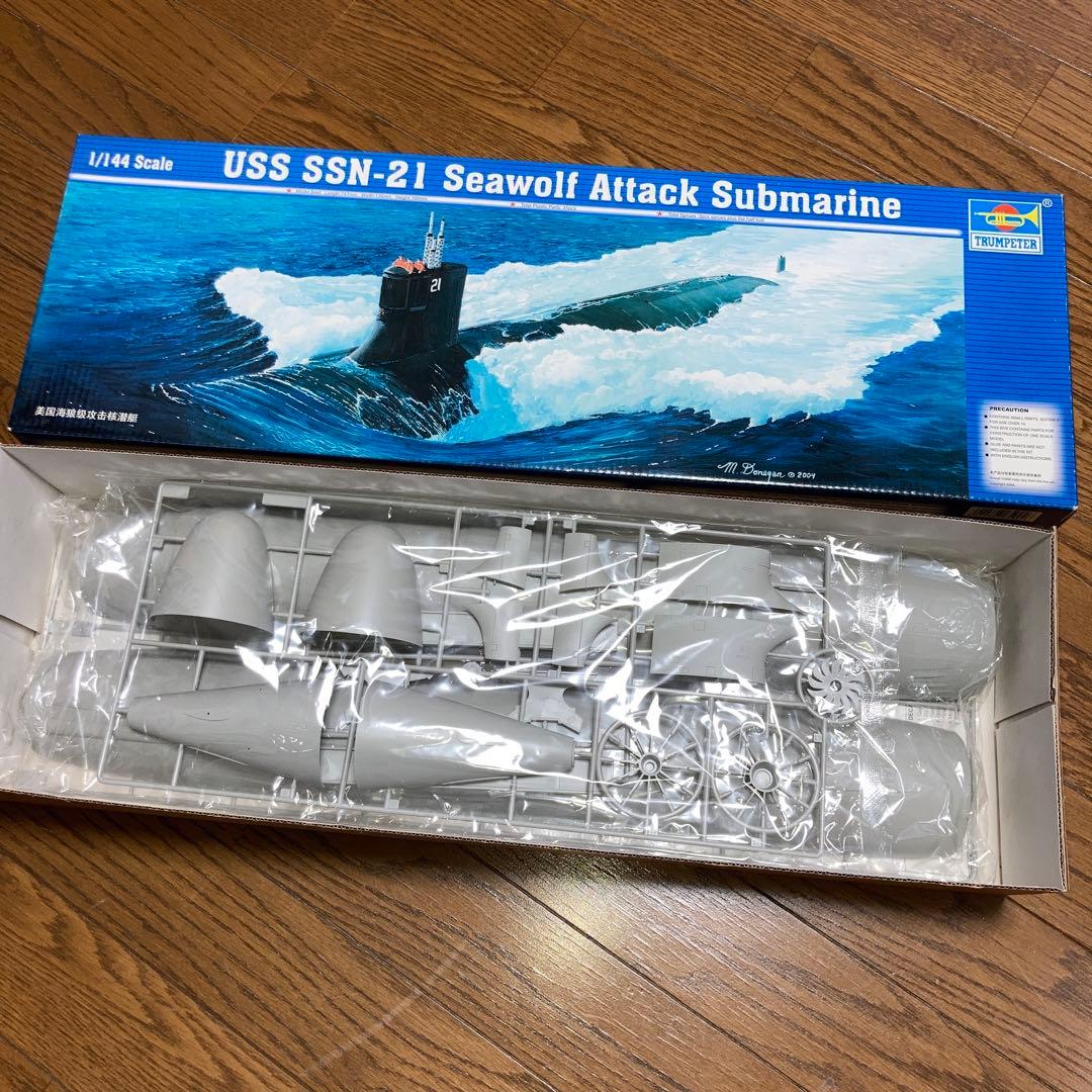 米海軍USS SSN-21 攻撃型原子力潜水艦 シーウルフ　Seawolf