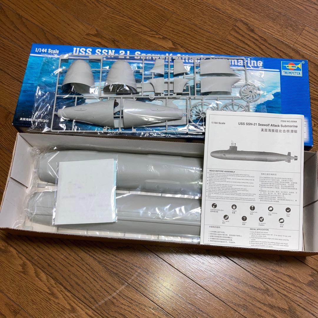 米海軍USS SSN-21 攻撃型原子力潜水艦 シーウルフ　Seawolf