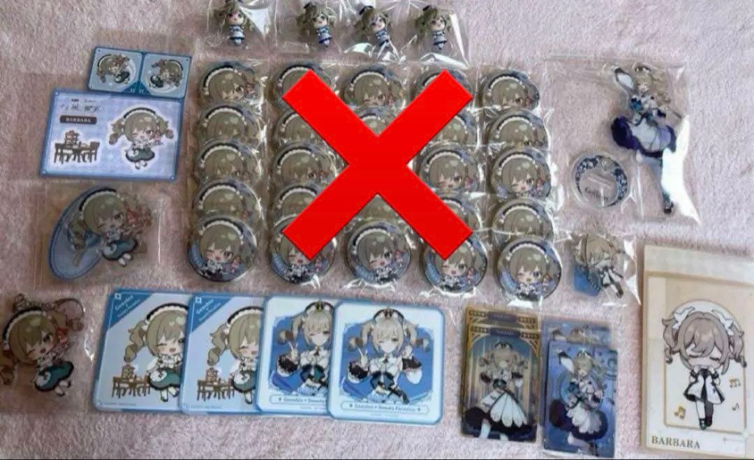 原神スイパラコラボ バーバラ、綾華、雷電等