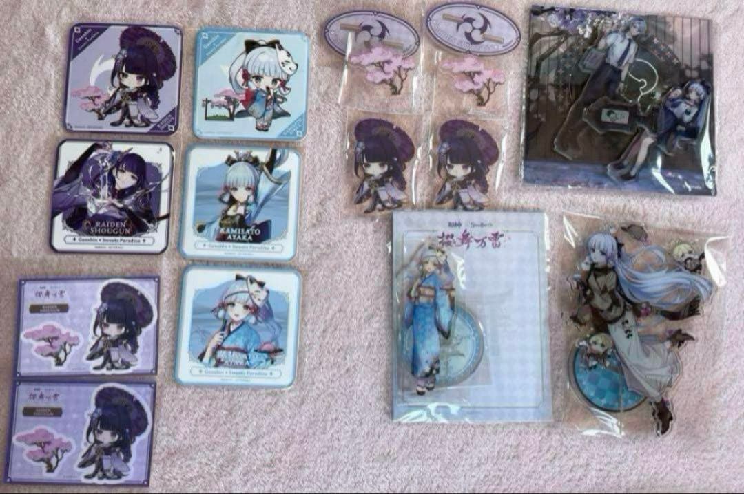 原神スイパラコラボ バーバラ、綾華、雷電等