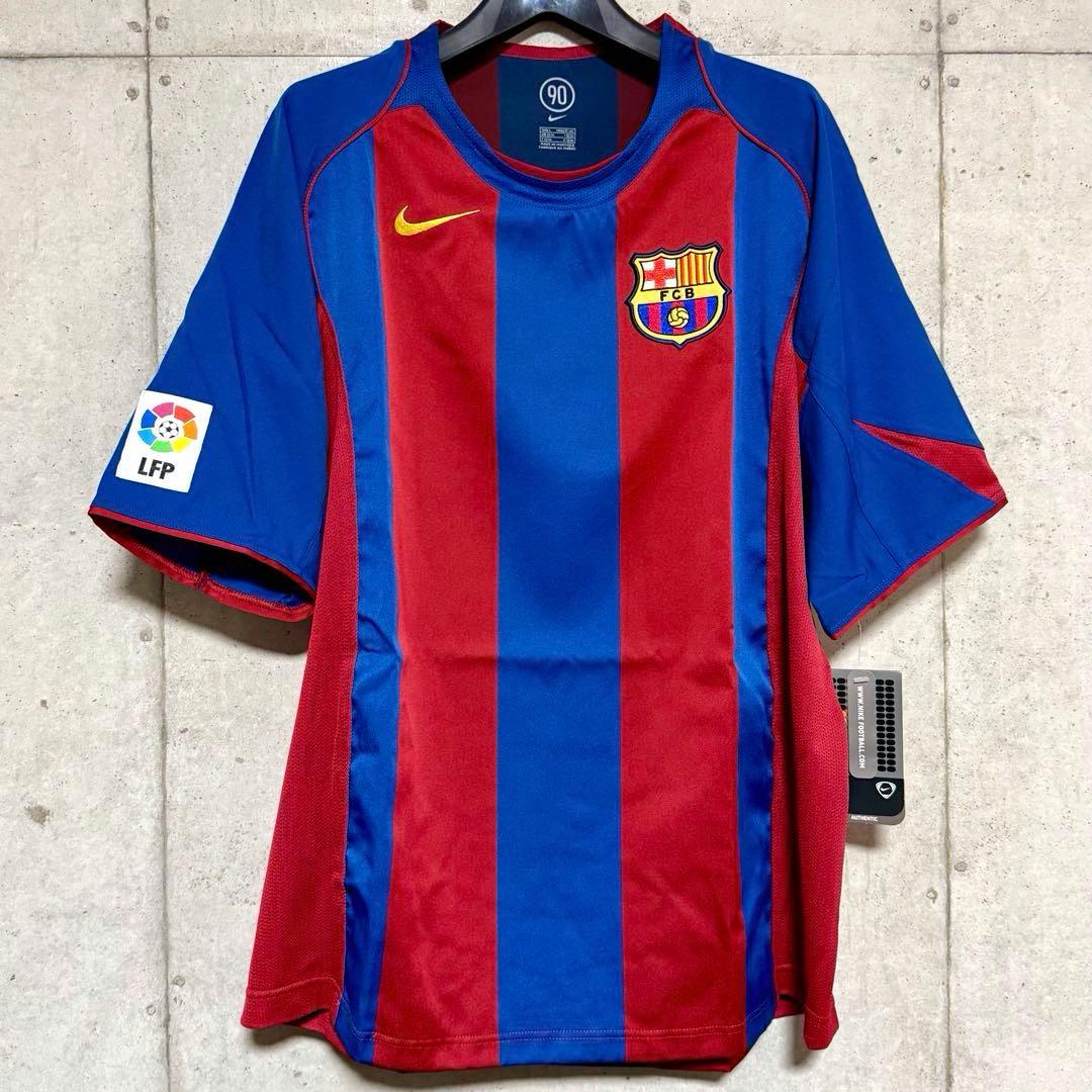 【新品/タグ付き】04/05 FCバルセロナ♯10 ロナウジーニョ 【Lサイズ】